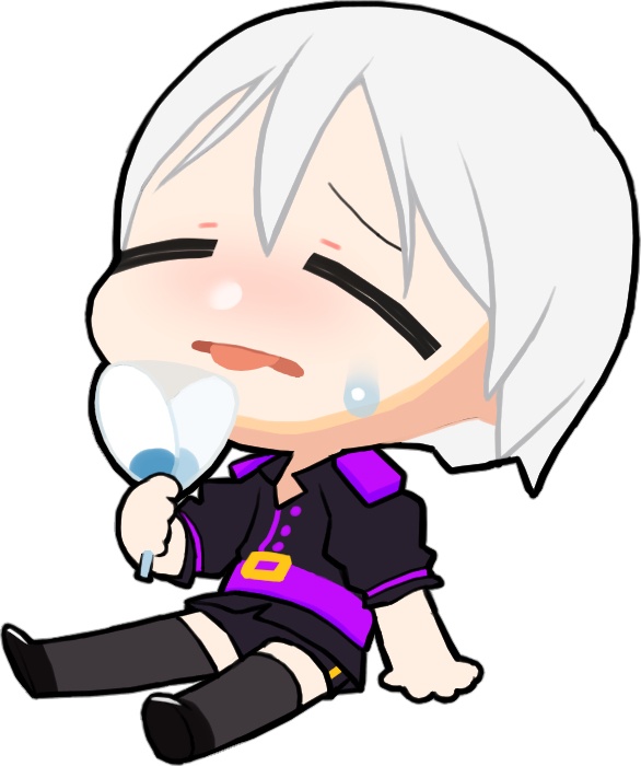 ミニキャラステッカー　夏