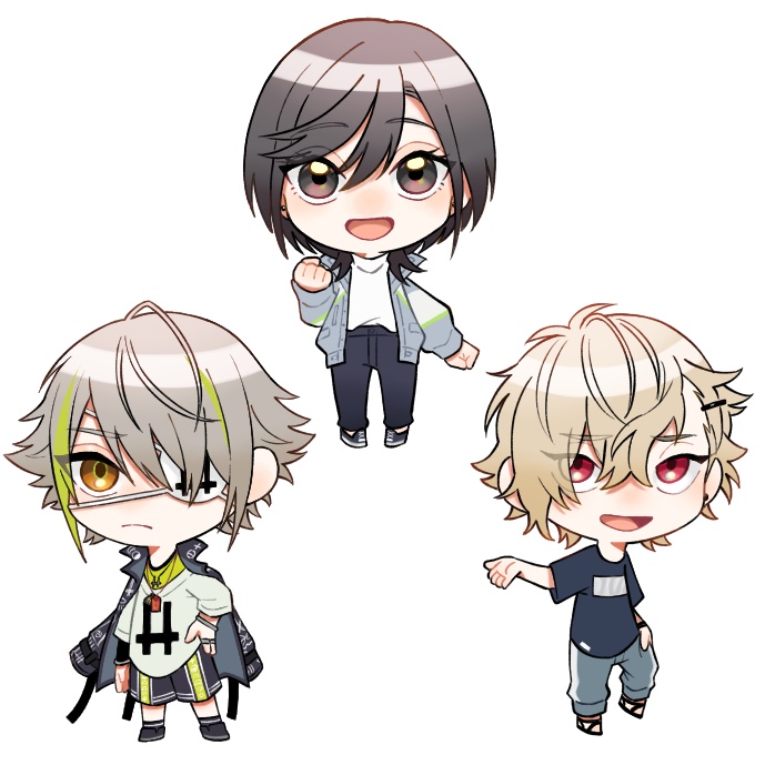 潮椛琉自立ミニアクリルスタンドセット