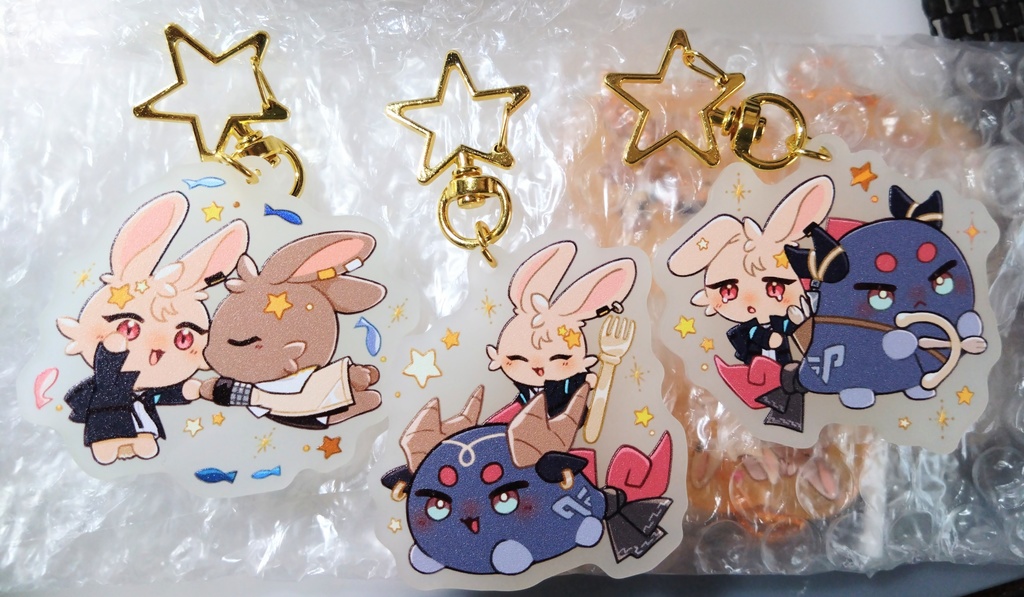 星といっしょ!アクリルキーホルダー