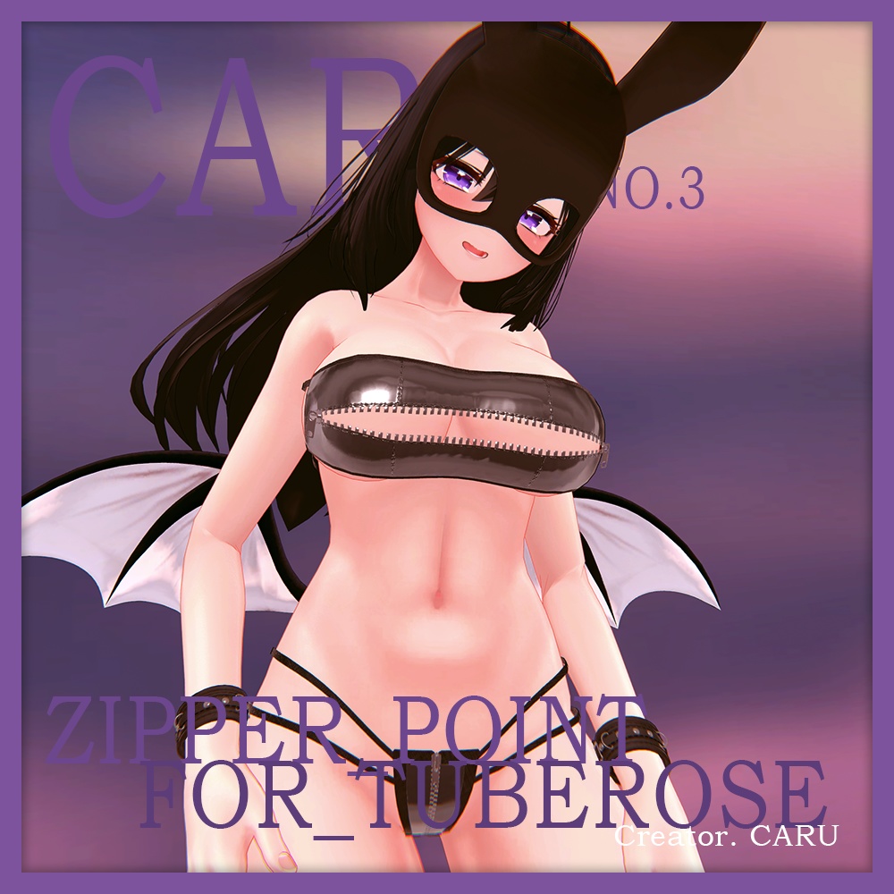 Zipper_Point_WEAR//FOR_TUBE ROSE