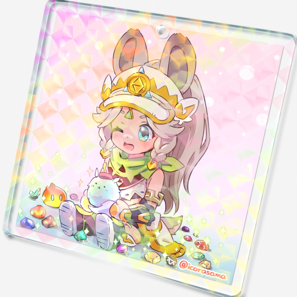 きらきらカチーナちゃんホログラムキーホルダー