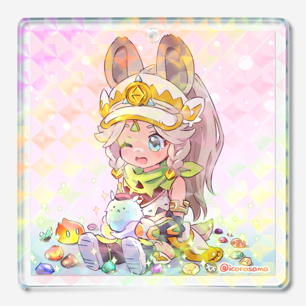 きらきらカチーナちゃんホログラムキーホルダー