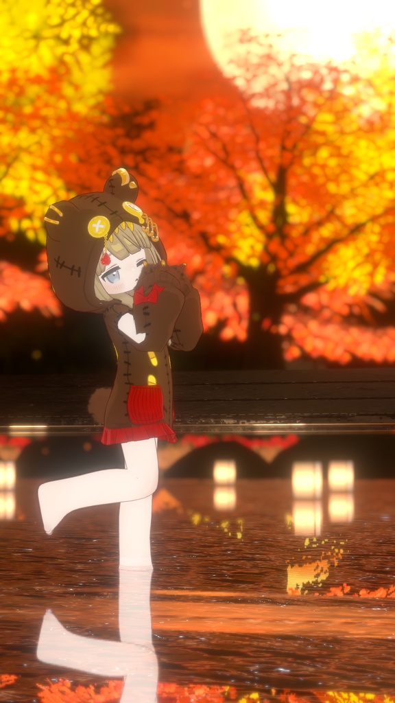 無料あり!【まめふれんず対応】病みかわ着ぐるみくま🐻【MA対応、VRChat想定】