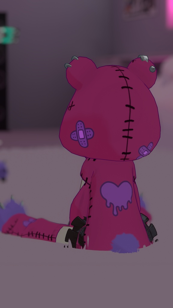 無料あり!【まめふれんず対応】病みかわ着ぐるみくま🐻【MA対応、VRChat想定】