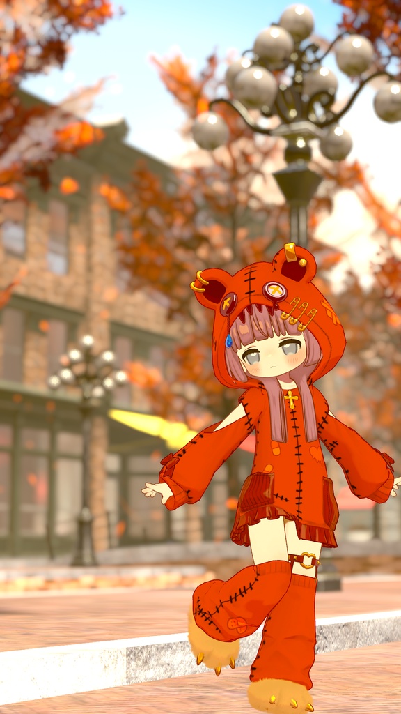 無料あり!【まめふれんず対応】病みかわ着ぐるみくま🐻【MA対応、VRChat想定】