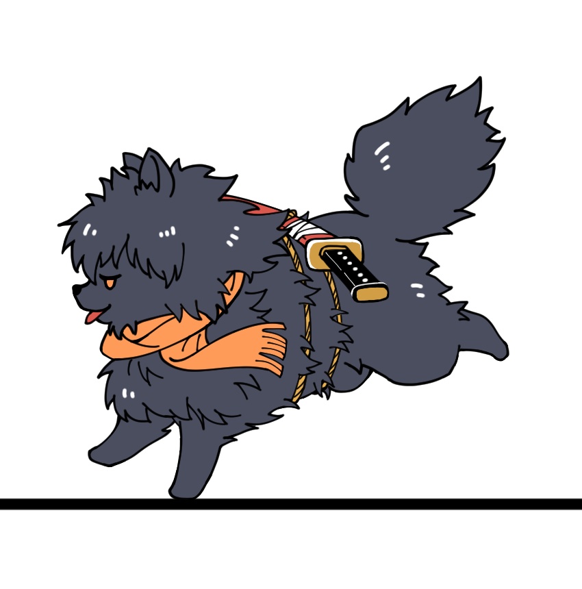 走る始末犬サコッシュ