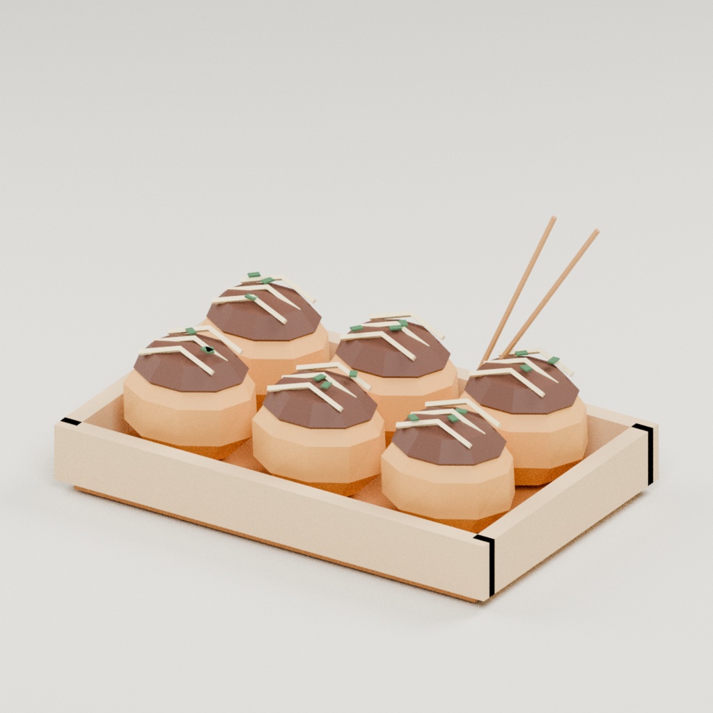 【ローポリ3Dモデル20点】手持ちドリンク・フード20種セット Everyday Bites|BLEND・FBX・GLB同梱