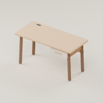 【ローポリ3Dモデル40点】ワンルーム家具・配信デスク小物セット KOMOREBI Room40|BLEND・FBX・GLB同梱