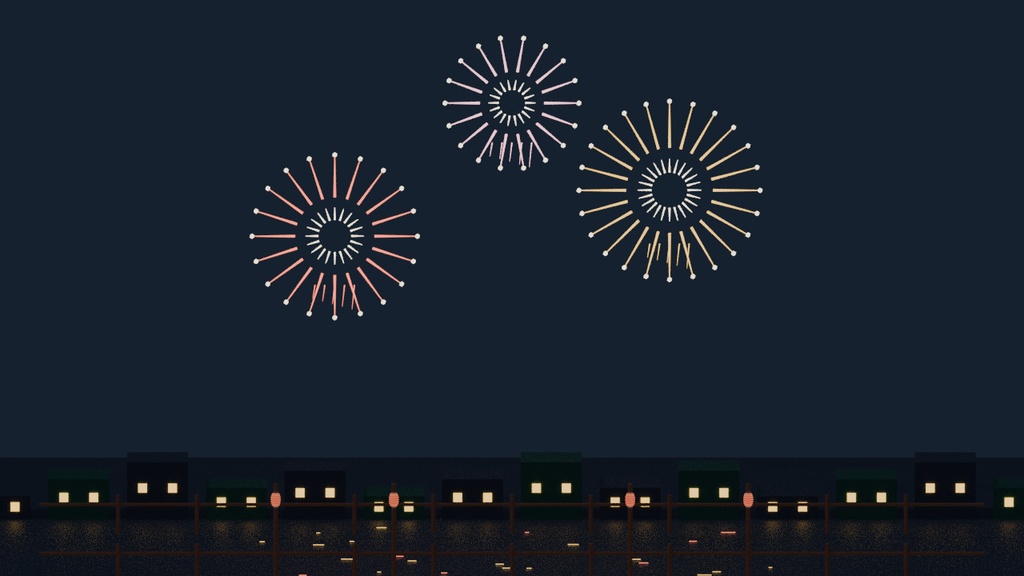 【ローポリ3Dモデル28点+背景4シーン】クリスマス・正月小物・四季デコ・季節の配信背景 Seasonal Stories|BLEND・FBX・GLB同梱