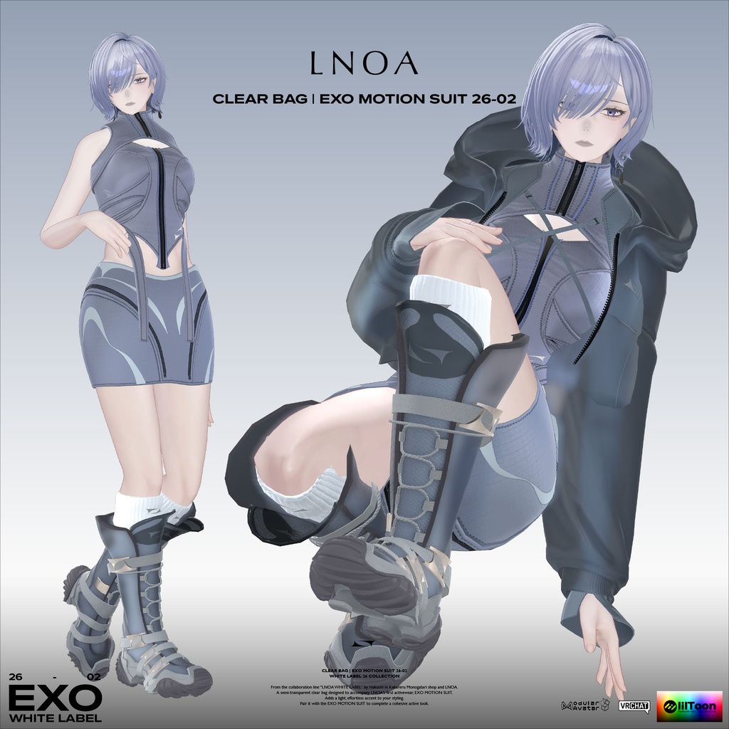 【3D衣装】EXO MOTION SUIT 26-02 WHITE LABEL 26 COLLECTION