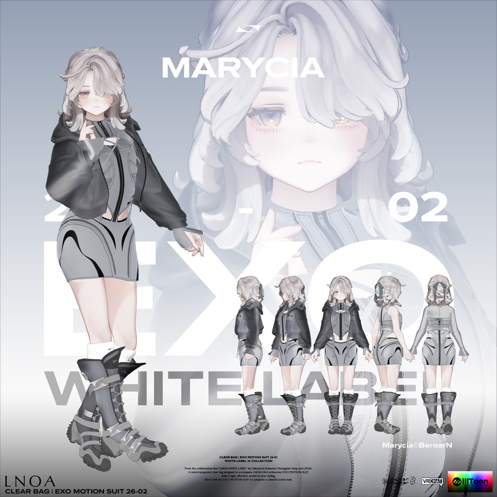 【3D衣装】EXO MOTION SUIT 26-02 WHITE LABEL 26 COLLECTION