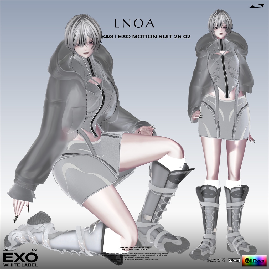 【3D衣装】EXO MOTION SUIT 26-02 WHITE LABEL 26 COLLECTION