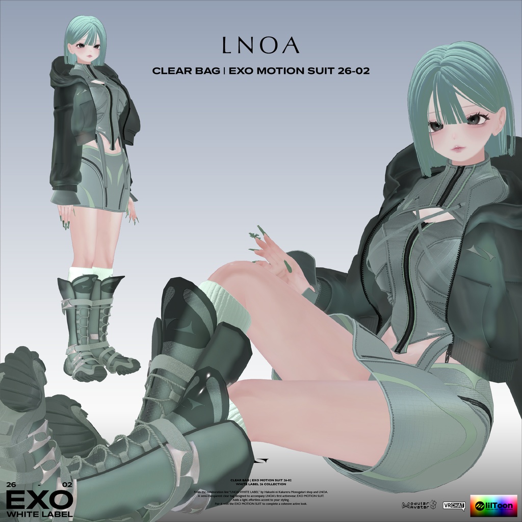 【3D衣装】EXO MOTION SUIT 26-02 WHITE LABEL 26 COLLECTION