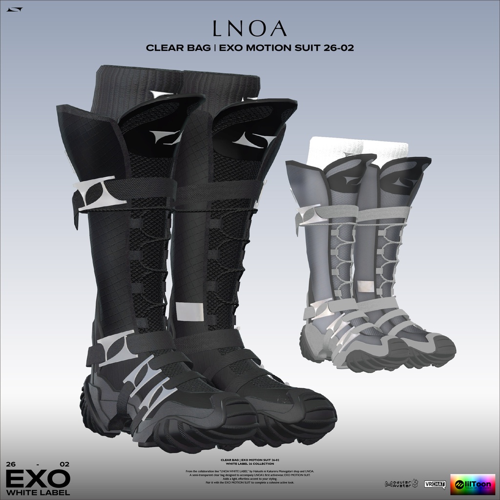 クリアブーツ | CLEAR BOOTS【5アバター対応】LNOA WHITE LABEL 26-02