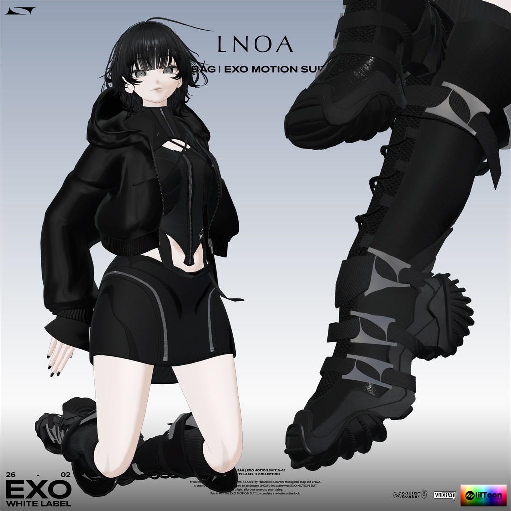 クリアブーツ | CLEAR BOOTS【5アバター対応】LNOA WHITE LABEL 26-02