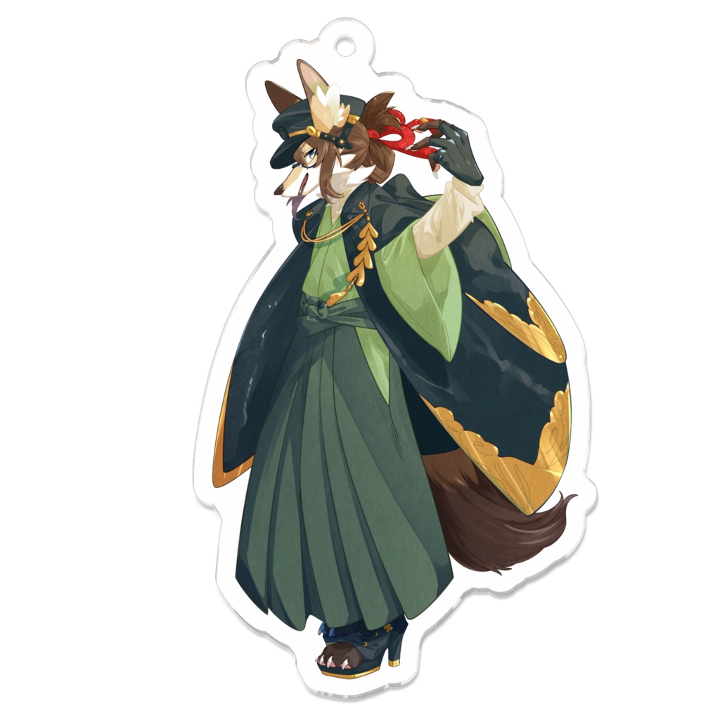 成愛らん丸 大正浪漫衣装 アクリルキーホルダー - 70 x 70 (mm)