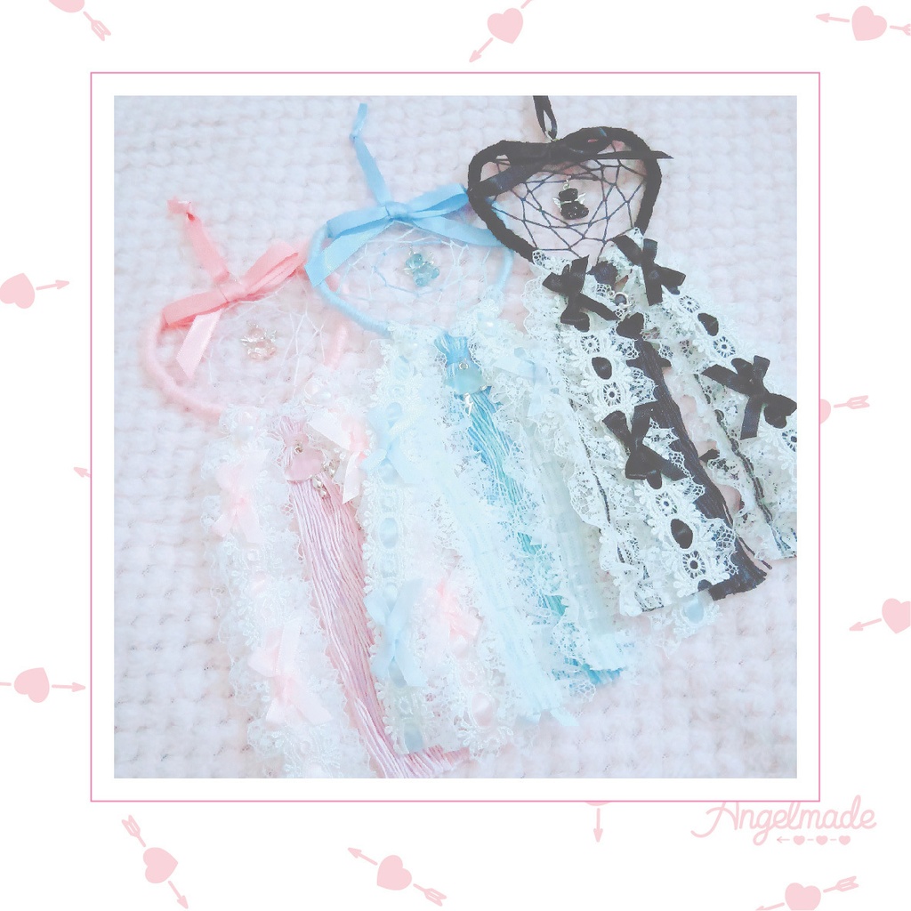 ロマンティックベアドリームキャッチャー(ラスト1点/ブルーのみ)