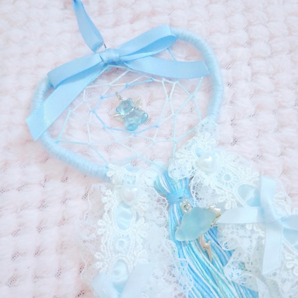 ロマンティックベアドリームキャッチャー(ラスト1点/ブルーのみ)