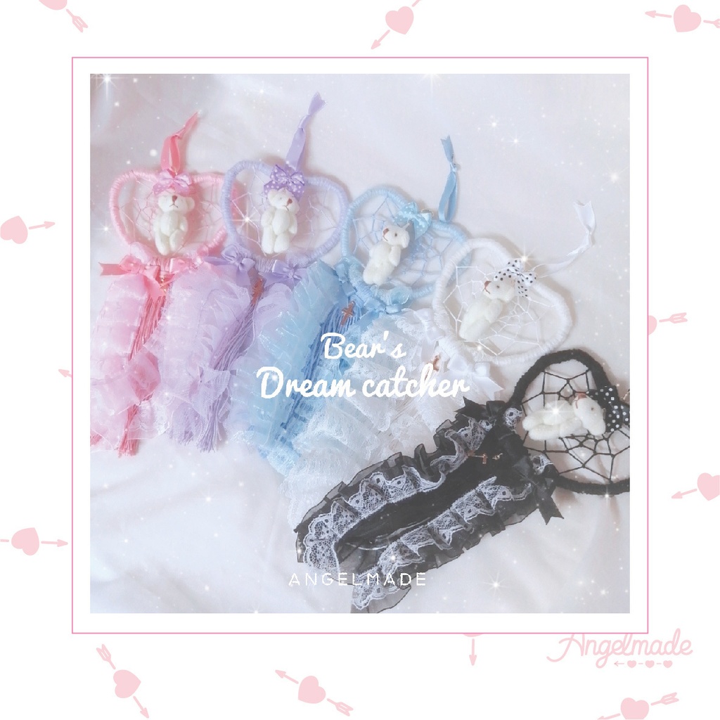 くまさんのドリームキャッチャー（ラスト1点/パープルのみ）