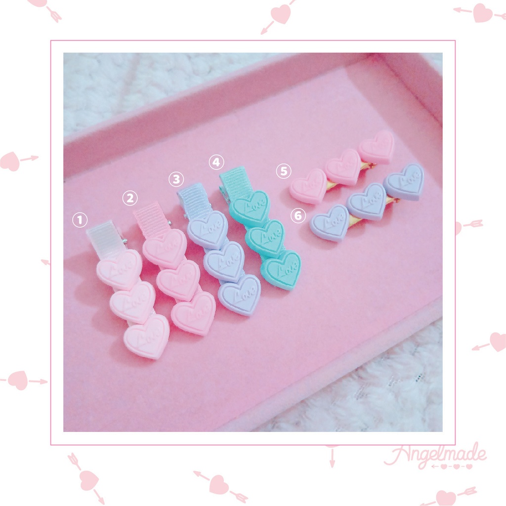LOVEハートクリップ