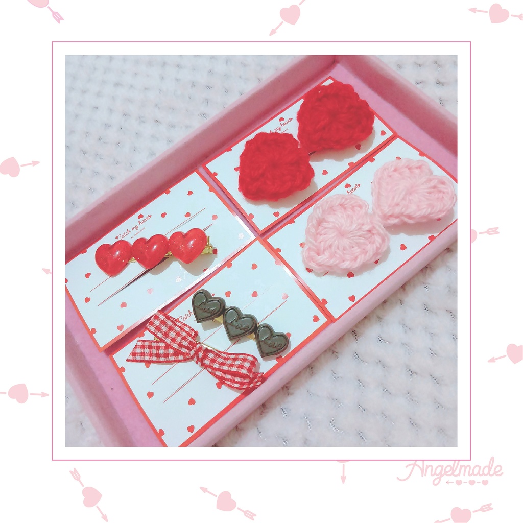 ハートヘアクリップ