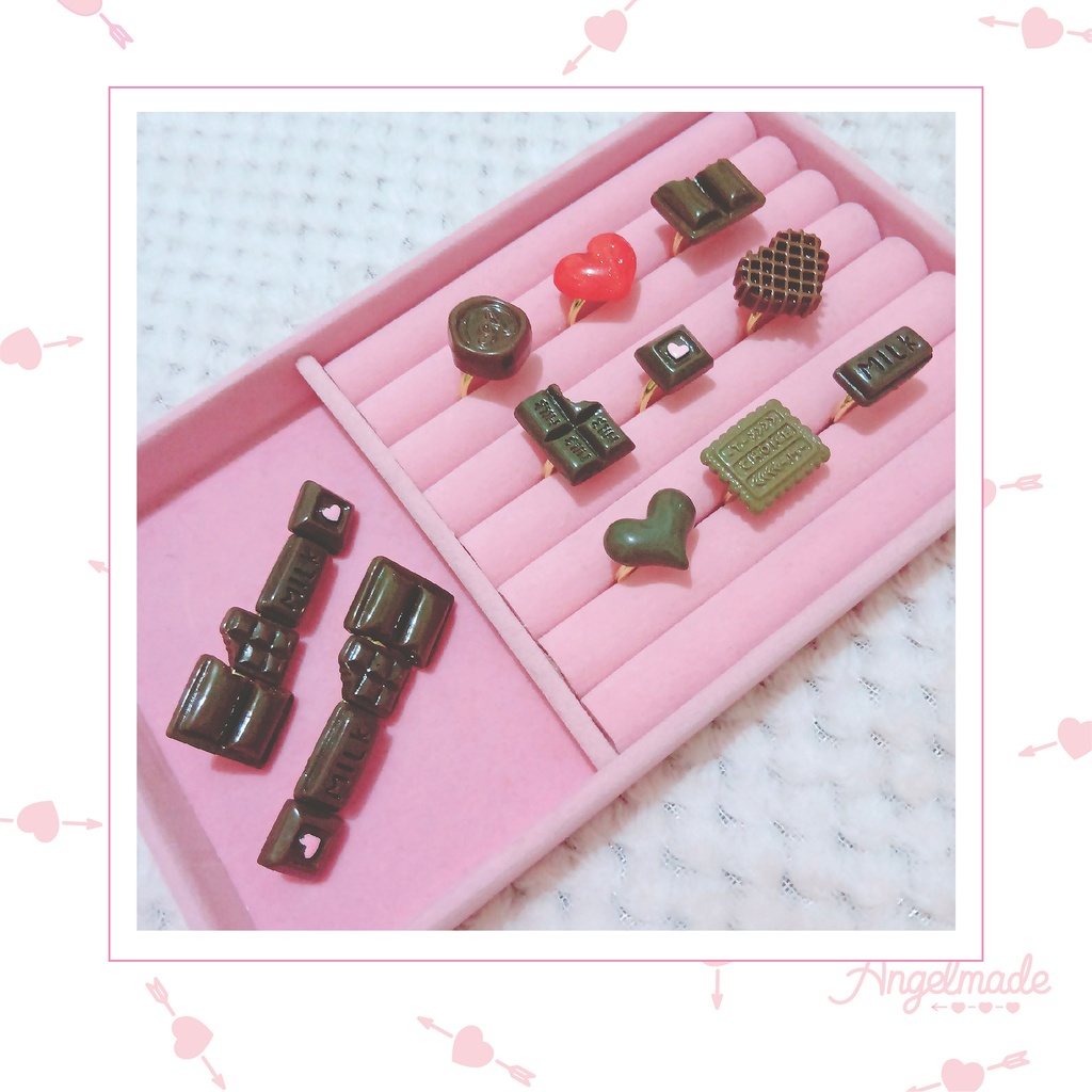 チョコアソートリング／ヘアクリップ