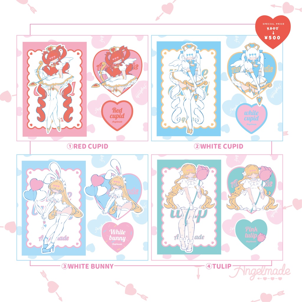 【SALE】ポストカード＆ステッカーセット