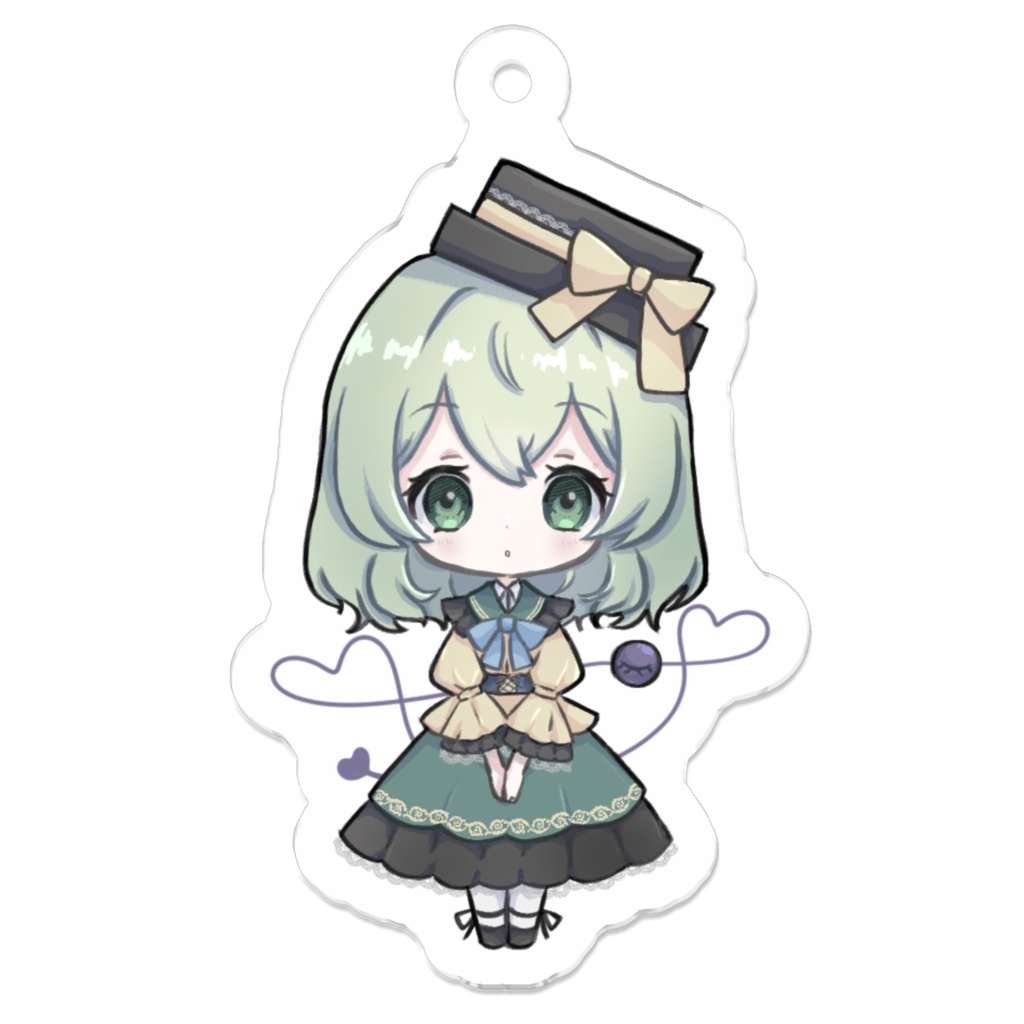 クラシックドレスこいしアクリルキーホルダー