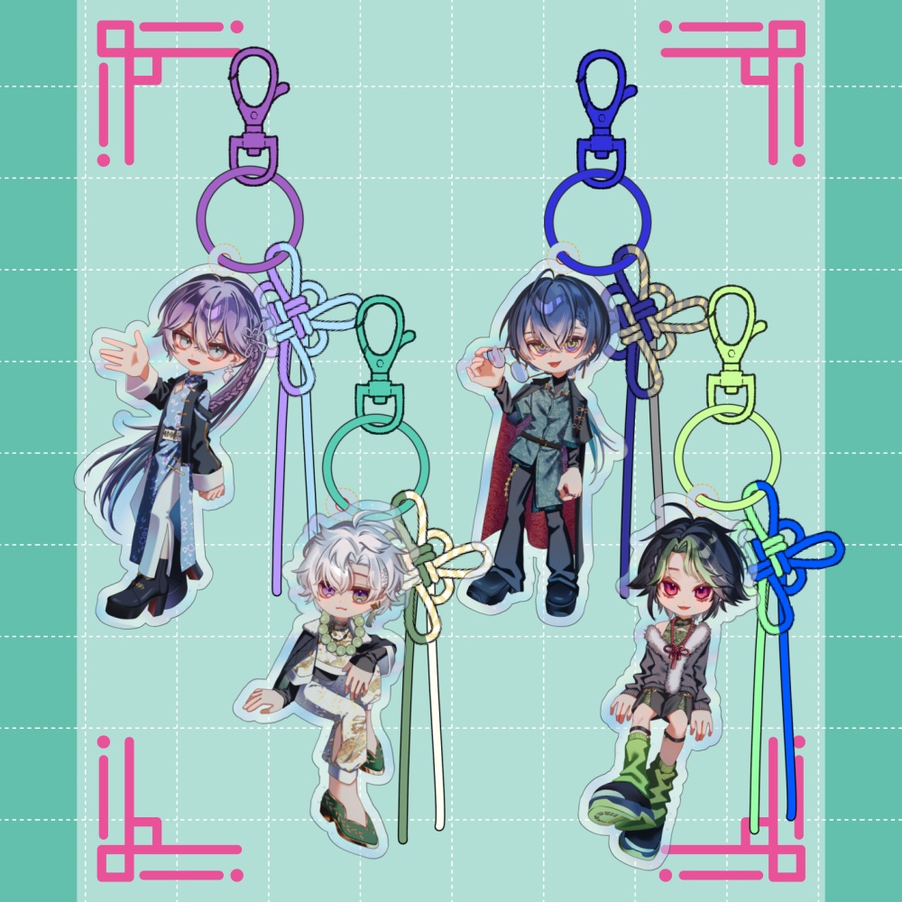 Dyticaチャイナ風アクキー
