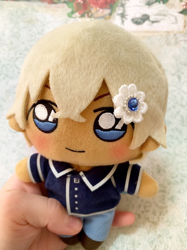 レースのお花クリップ