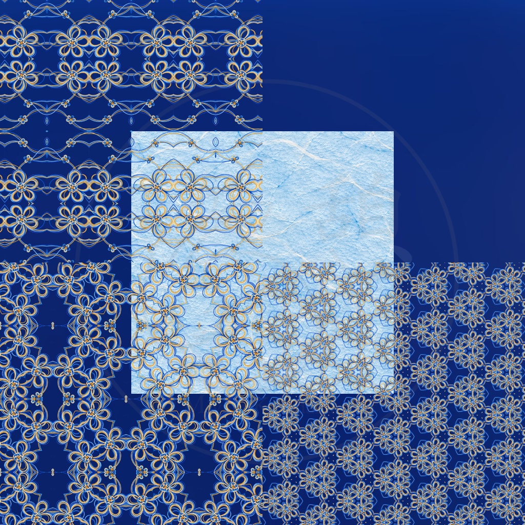 和紙風×水引デジタル素材|Japanese Washi Mizuhiki|透過PNG・完成版・背景素材|商用利用OK