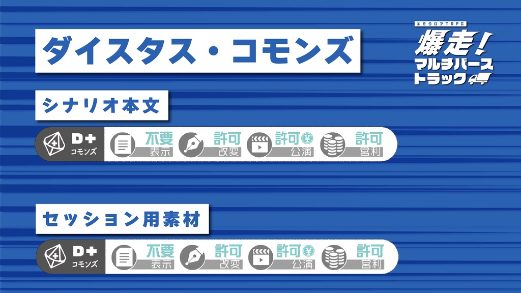 【エモクロアTRPG】爆走!マルチバーストラック【本文無料】