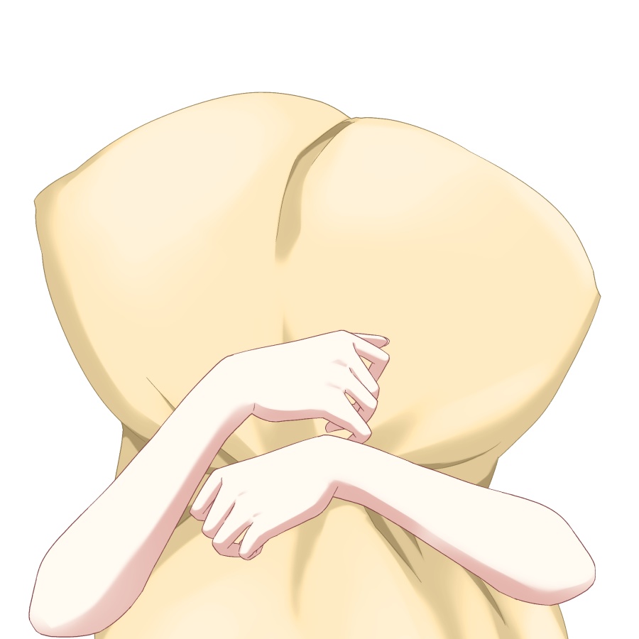 【Vtuber素材】枕をぎゅっとする素材 −高画質+商用利用権-