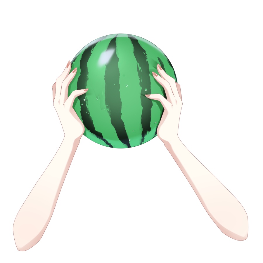 【Vtuber素材】スイカボールの素材 −高画質+商用利用権-