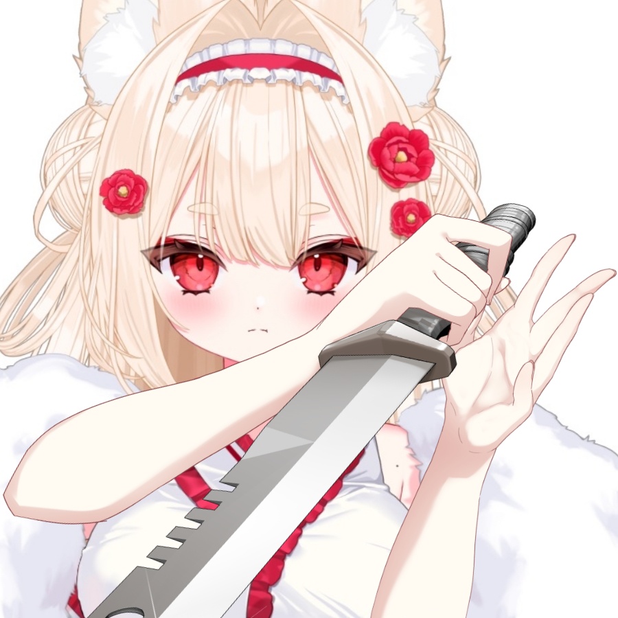 【Vtuber素材】ナイフを構える素材 −高画質＋商用利用権−