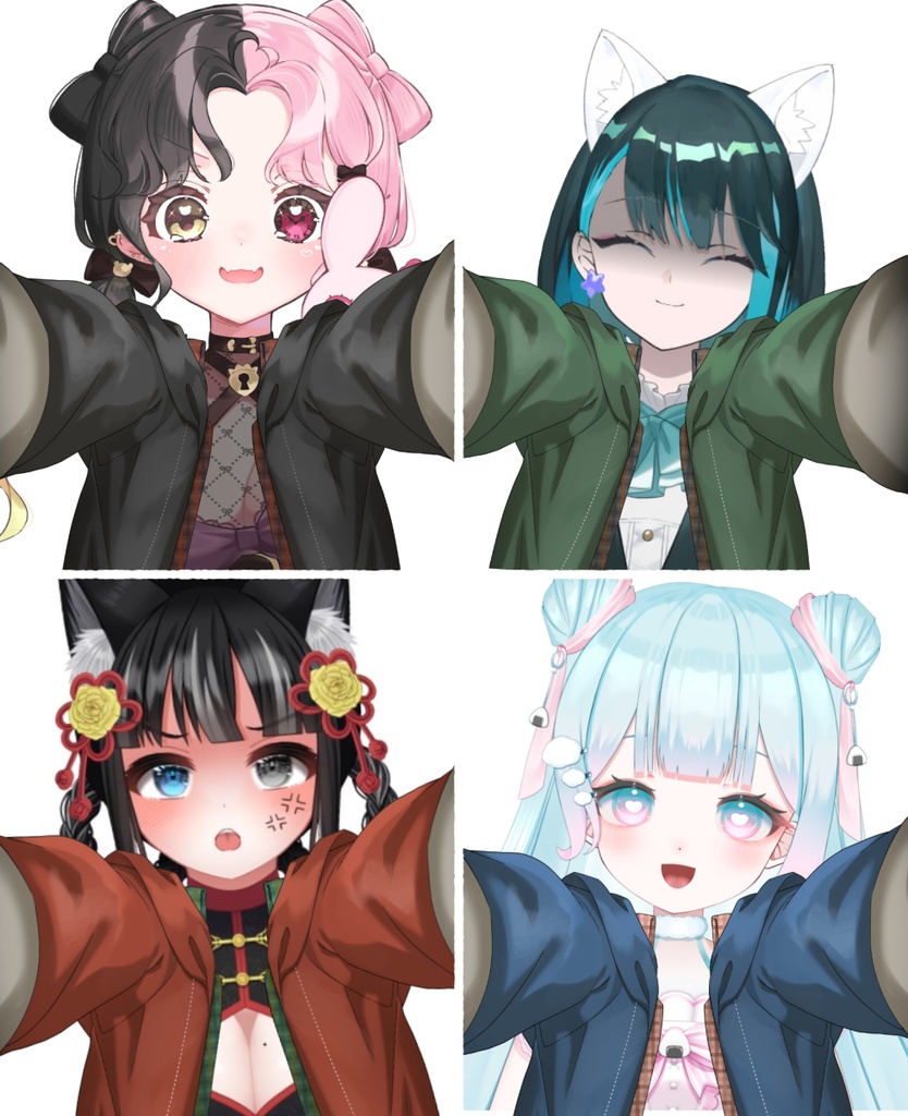 【Vtuber素材】壁ドンする素材 −高画質＋商用利用権−