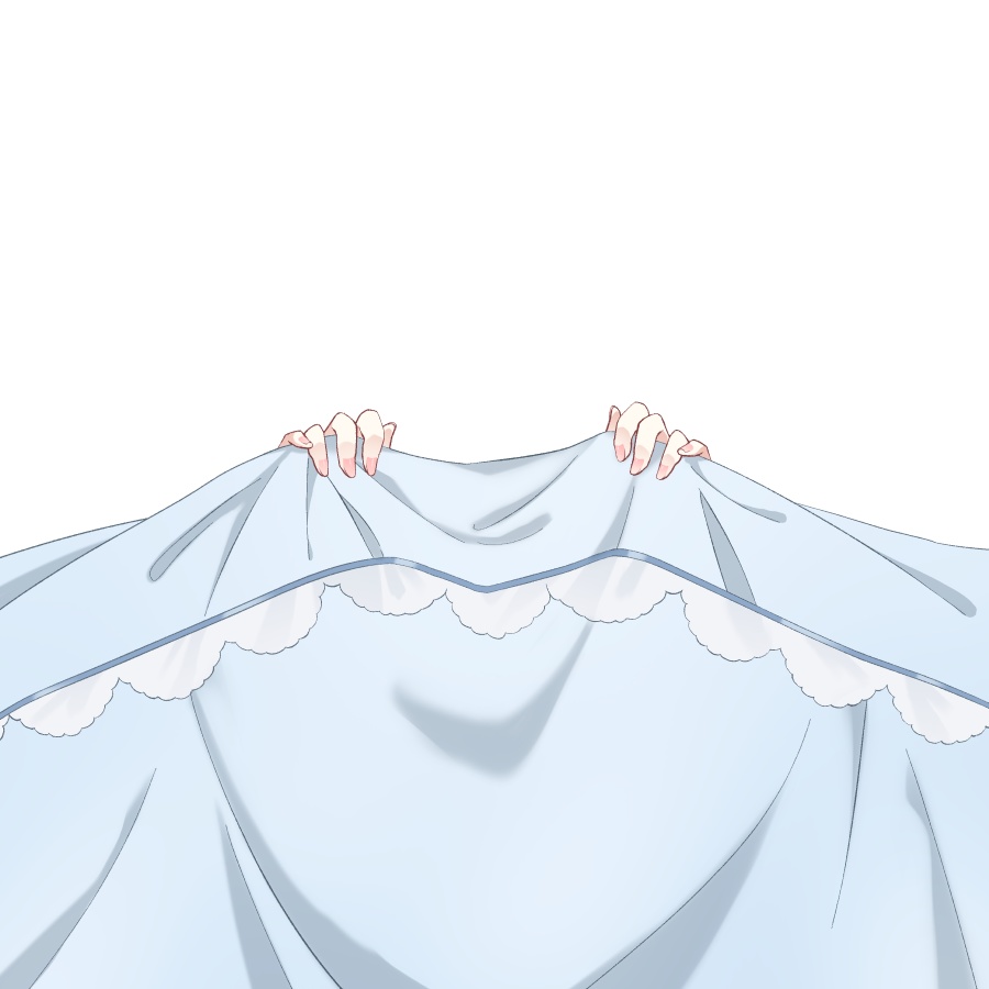 【Vtuber素材】レースつきお布団の素材【高画質+商用利用権】