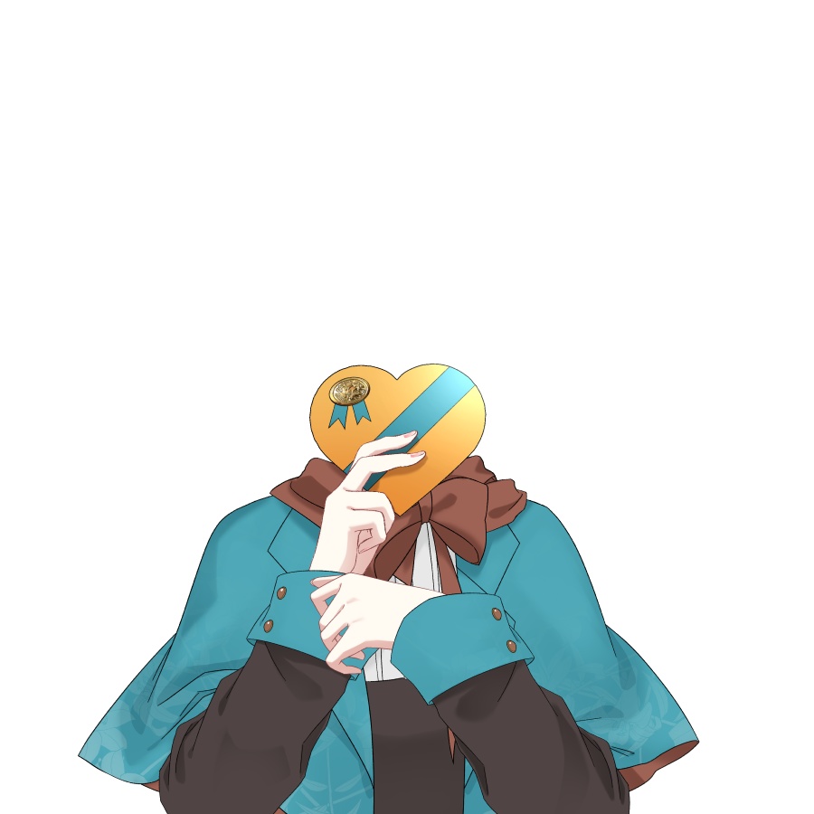 【Vtuber素材】チョコを持つ素材【高画質+商用利用権】