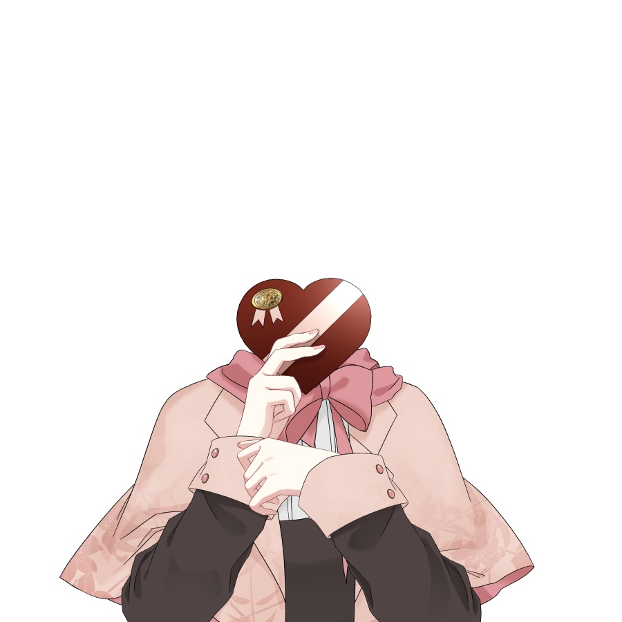 【Vtuber素材】チョコを持つ素材【高画質+商用利用権】