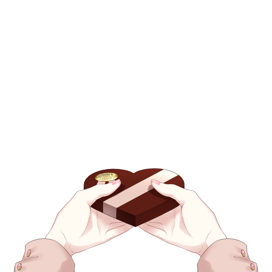 【Vtuber素材】チョコを渡される素材【高画質+商用利用権】