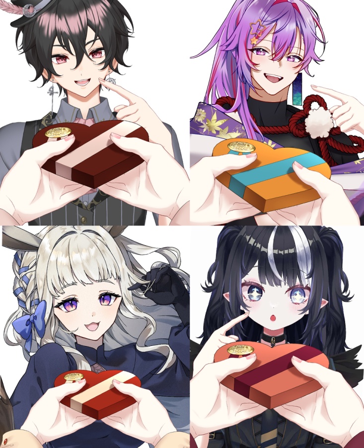 【Vtuber素材】チョコを渡される素材 −高画質＋商用利用権−