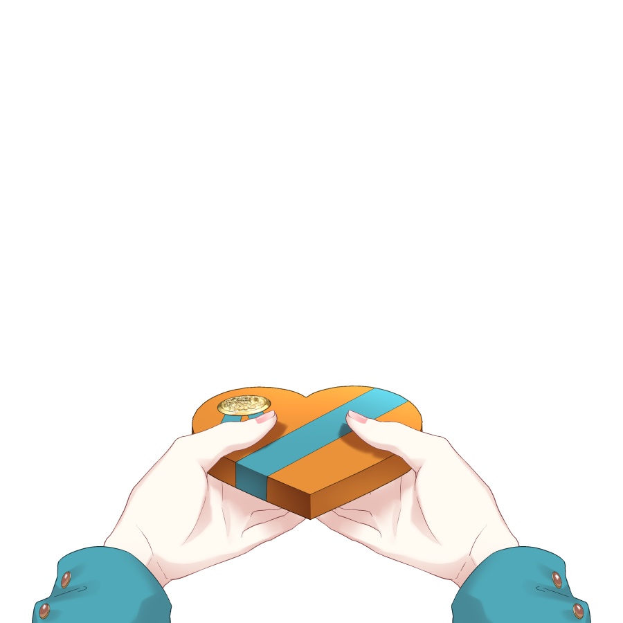 【Vtuber素材】チョコを渡される素材【高画質+商用利用権】