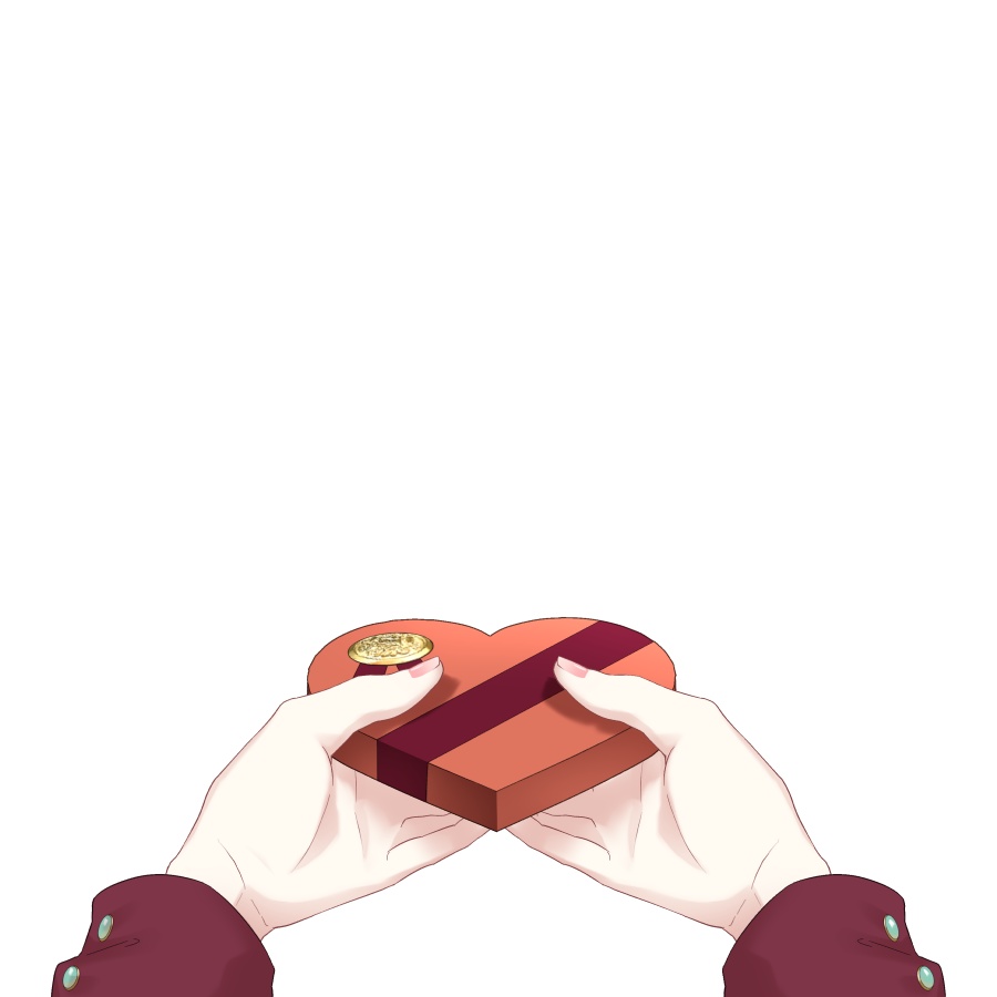 【Vtuber素材】チョコを渡される素材【高画質+商用利用権】