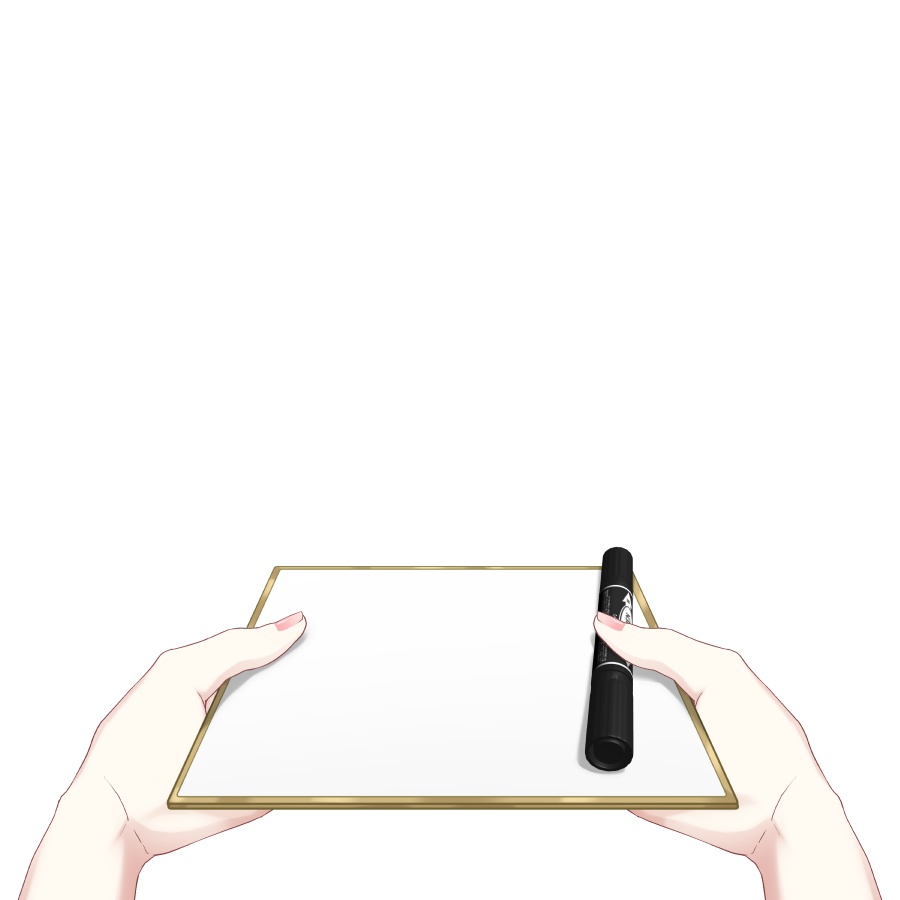 【Vtuber素材】サインを求められる素材【高画質+商用利用権】