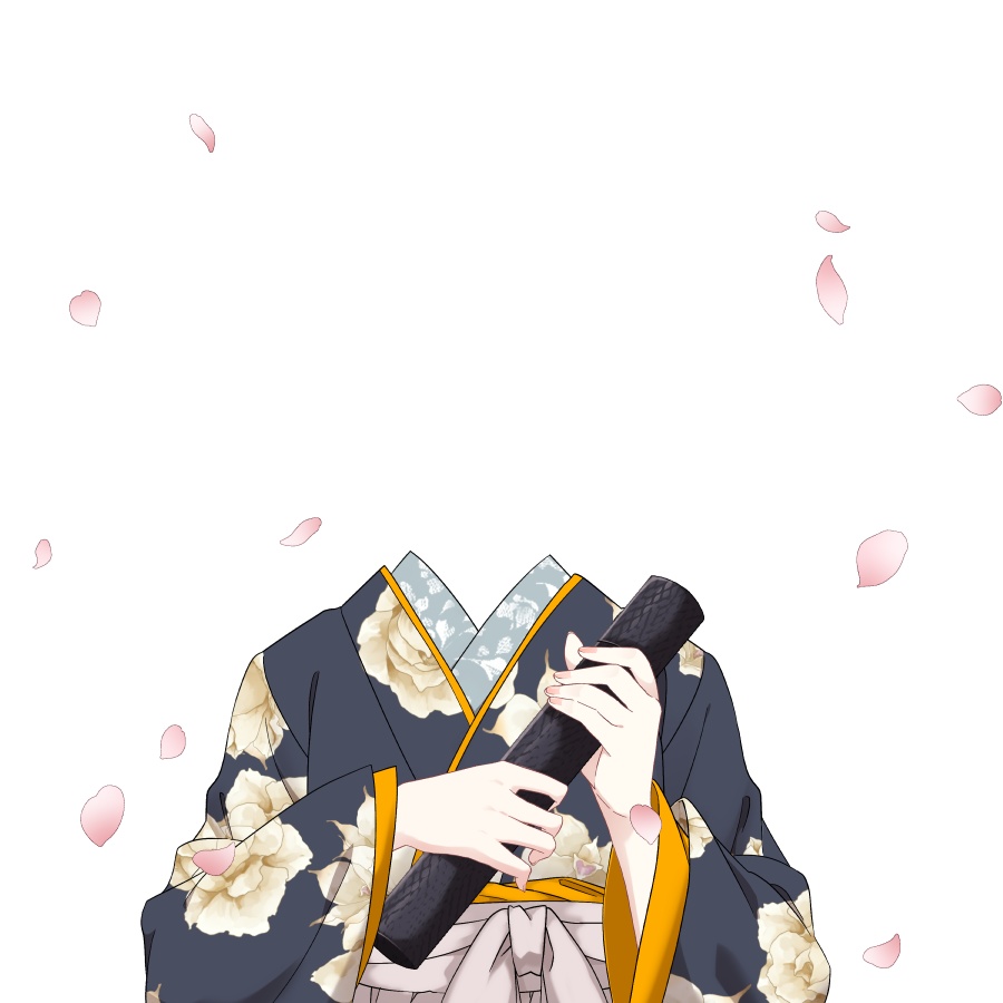 【Vtuber素材】卒業証書を持つ素材【高画質+商用利用権】