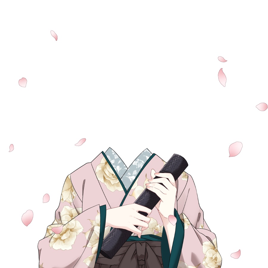 【Vtuber素材】卒業証書を持つ素材【高画質+商用利用権】