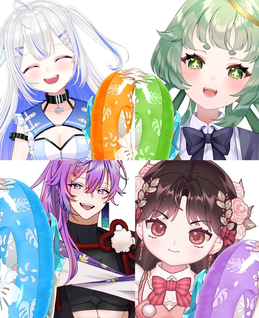 【Vtuber素材】プールに行こうとする素材【高画質＋商用利用権】