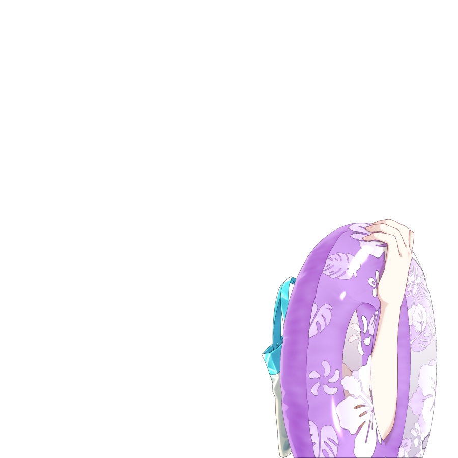 【Vtuber素材】プールに行こうとする素材【高画質+商用利用権】