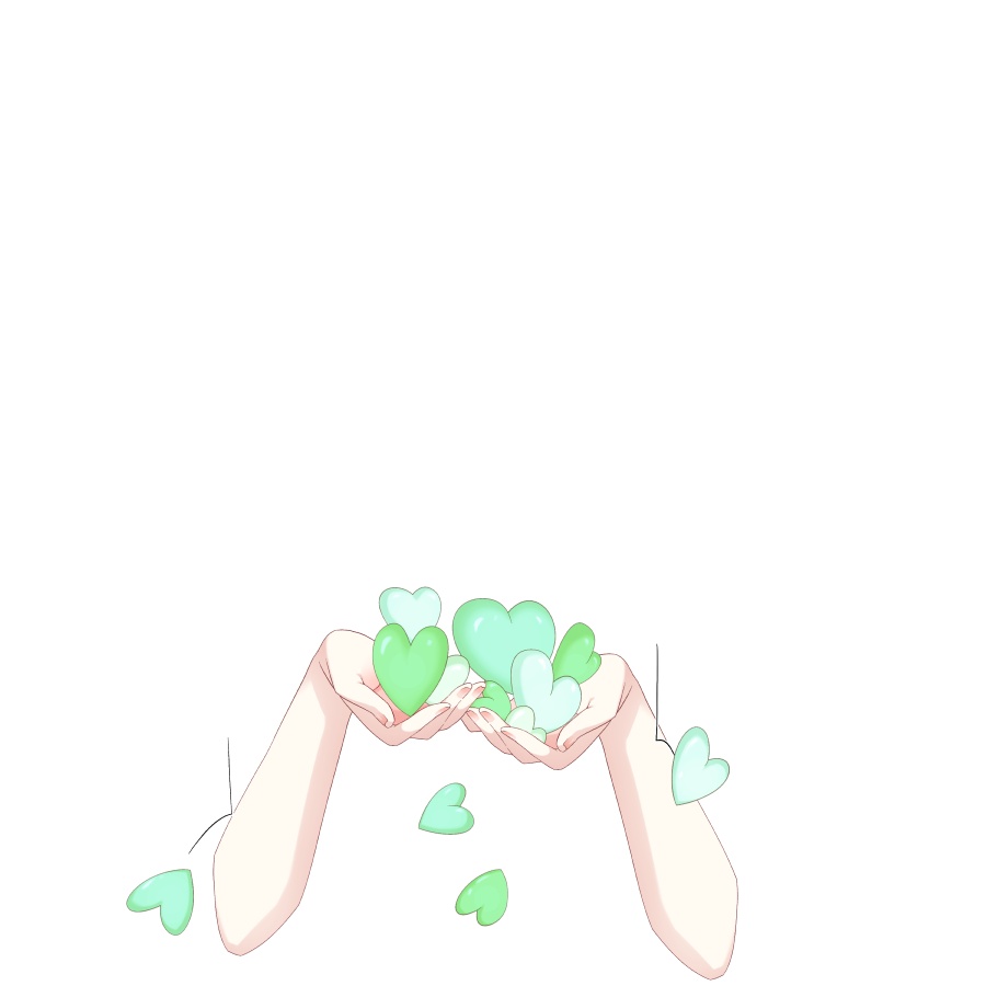 【Vtuber素材】こぼれるハートの素材【高画質+商用利用権】