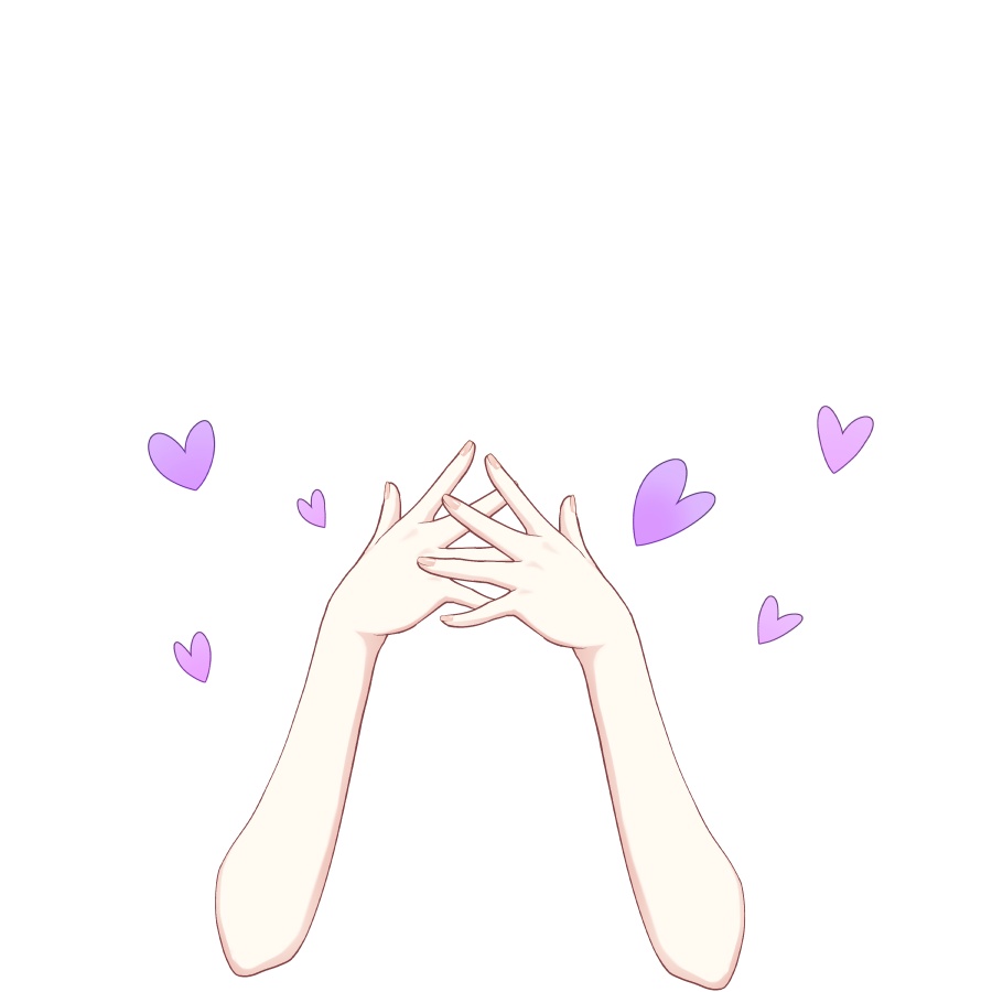 【Vtuber素材】ハートを散らす素材【高画質+商用利用権】